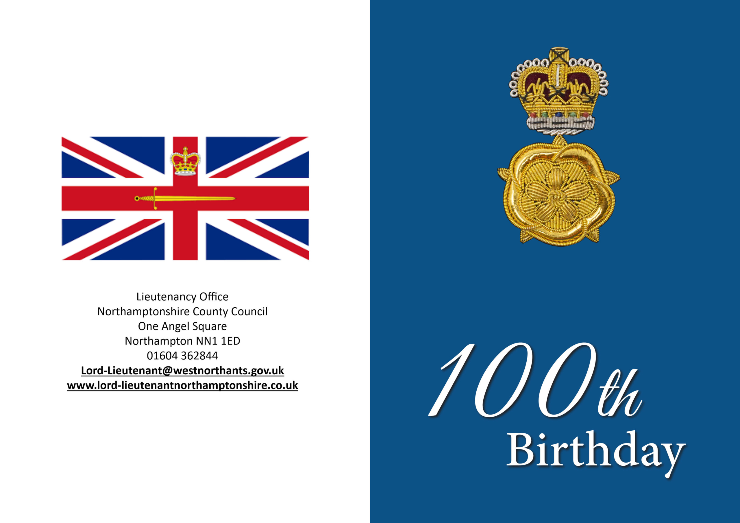 100th Birthday Card-Layout 1