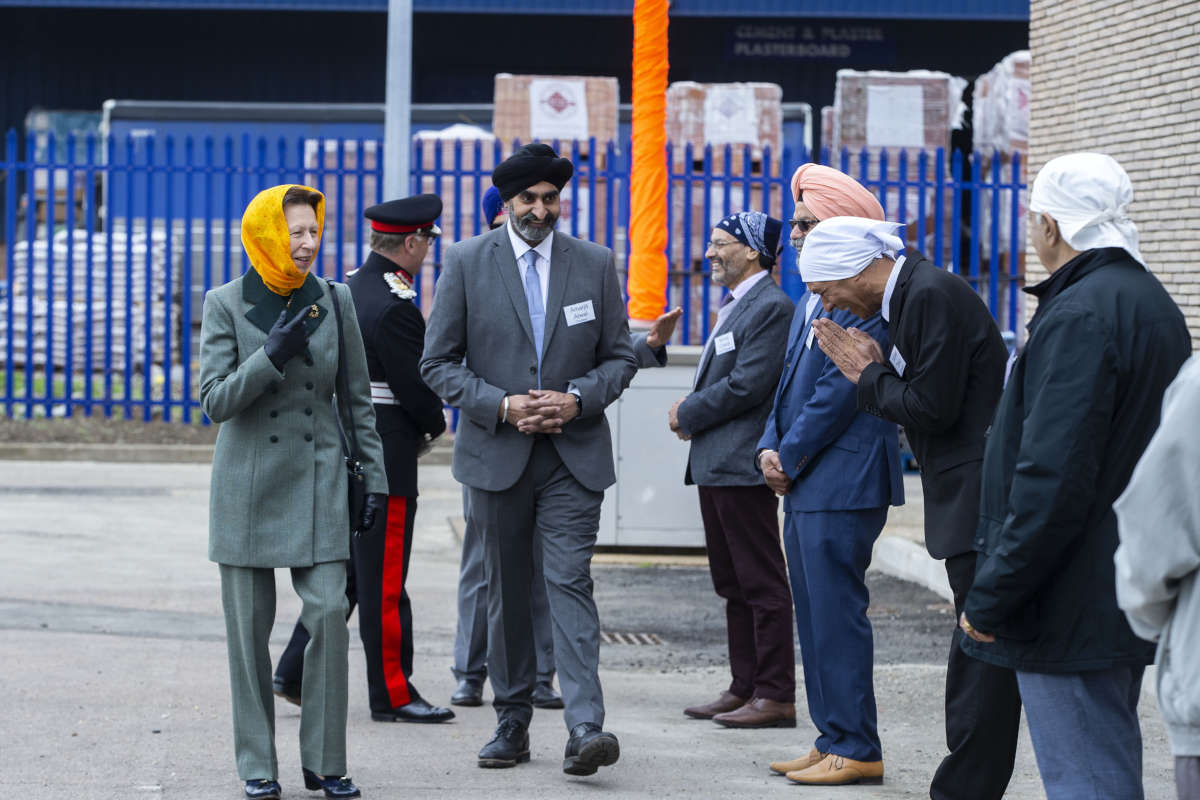 Sikh Gurdwara Royal Visit 27 April 2021