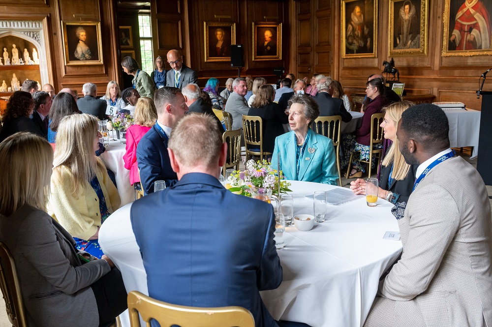 HRH The Princess Royal visit to MND event on 6 June 2023 in Northamptonshire