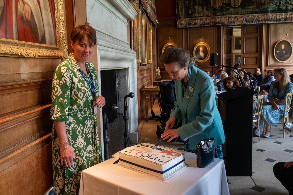 HRH The Princess Royal visit to MND event on 6 June 2023 in Northamptonshire