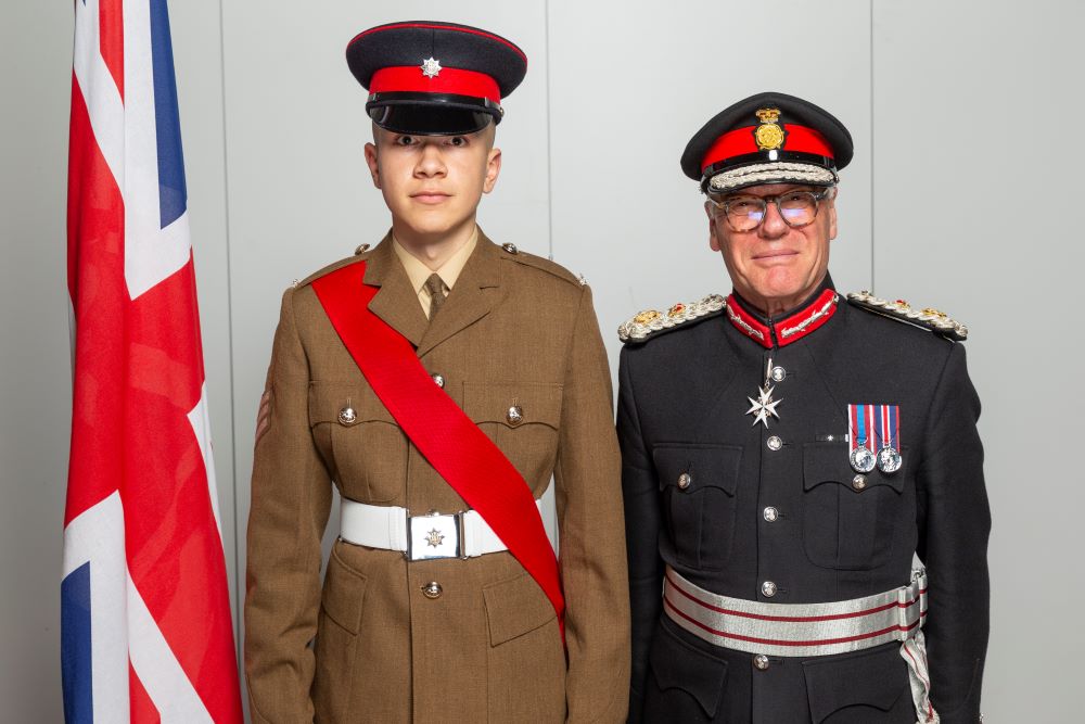 Lord-Lieutenants CCF Cadet for period 2023 - 2024