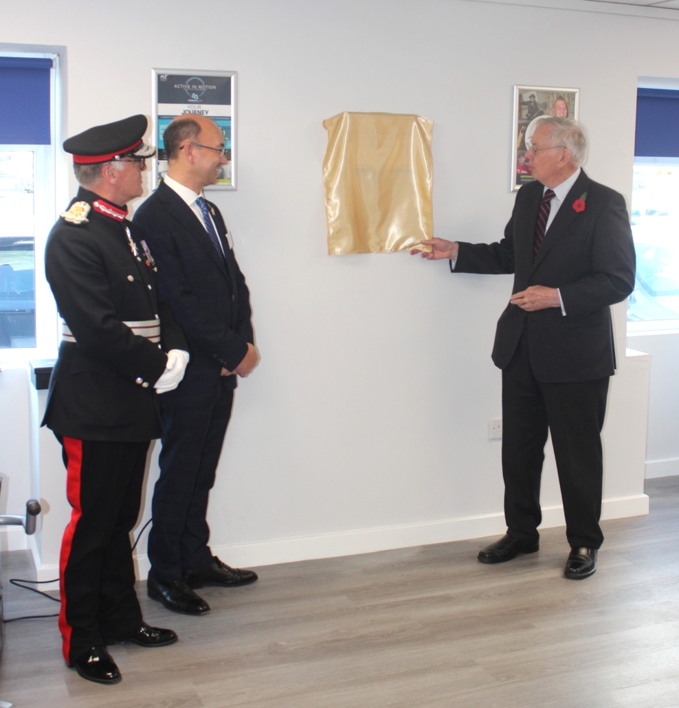 HRH The Duke of Gloucester Visit to Adrenaline Alley, Corby and the new Wellbeing Centre, Active in Motion on 7th November 2023
