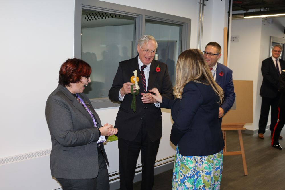 HRH The Duke of Gloucester visit to Corby Sixth Form