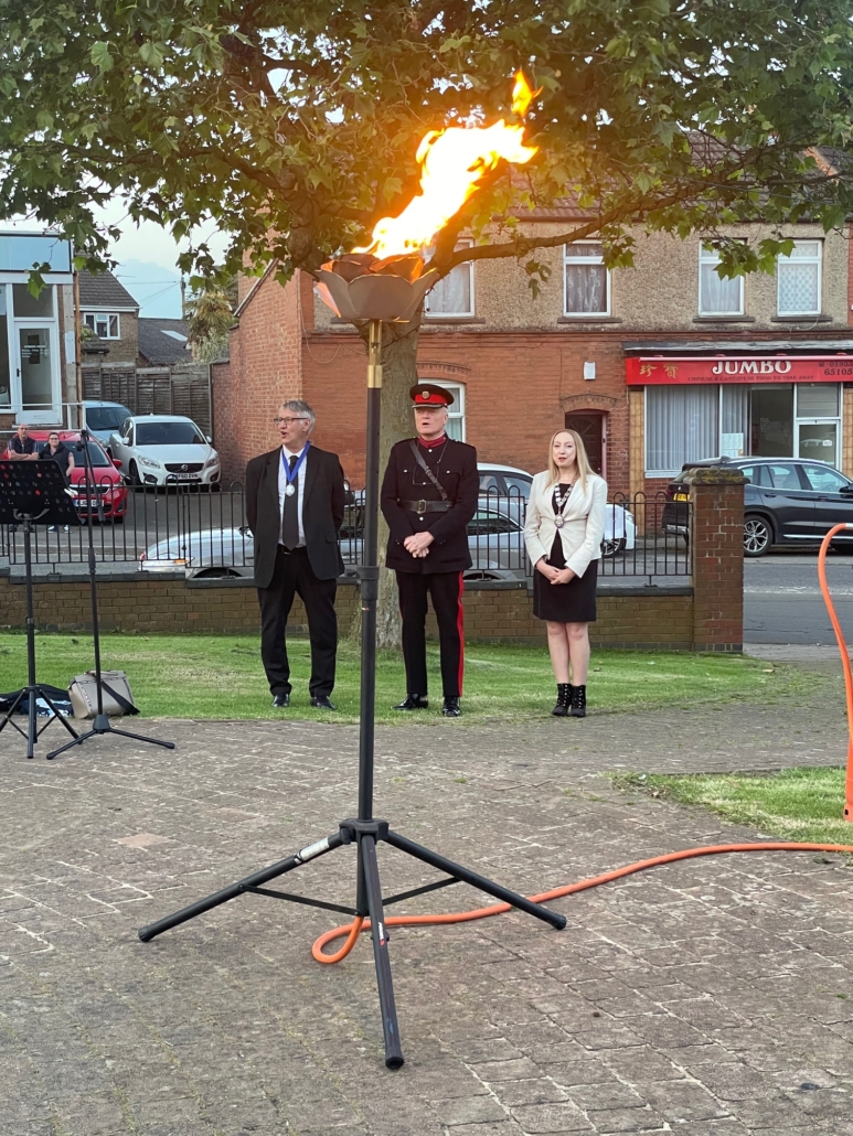 D-Day 80 Beacon Lighting Irthlingborough