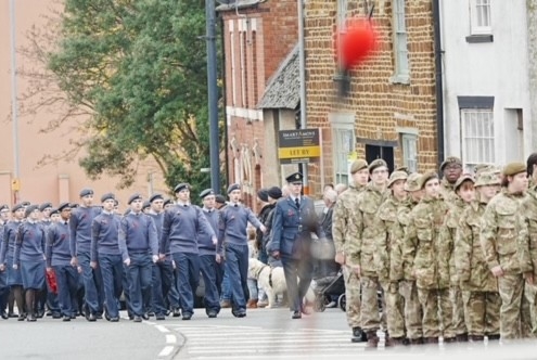 Wellingborough Remembrance Day Parade 2024