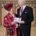 Photograph of David Laing CBE DL collecting his CBE