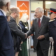 HRH The Duke of Gloucester shaking hands with Mr Malcolm Maclean, Chief Executive Officer, Rock UK