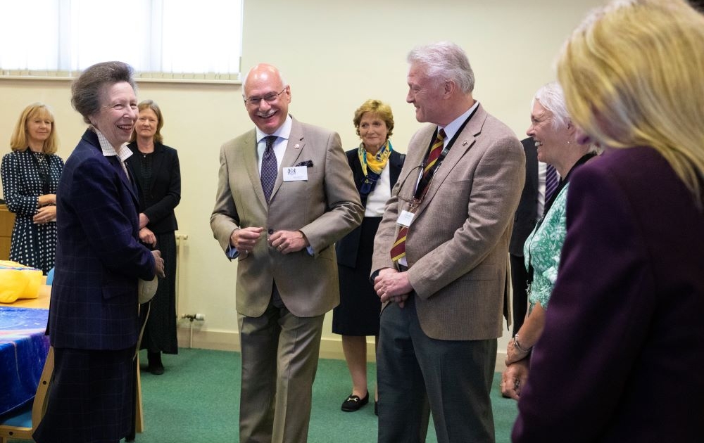 HRH The Princess Royal Visit to Wellingborough Youth Courts on 29th April 2025
