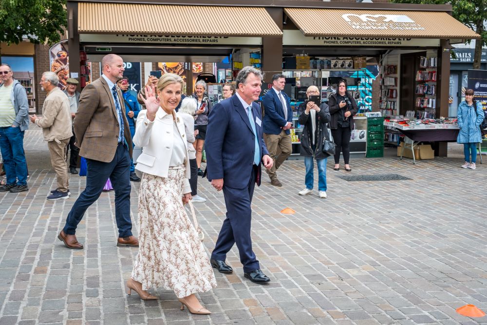 The Duchess of Edinburgh on Northampton Market Square 9 June 2025