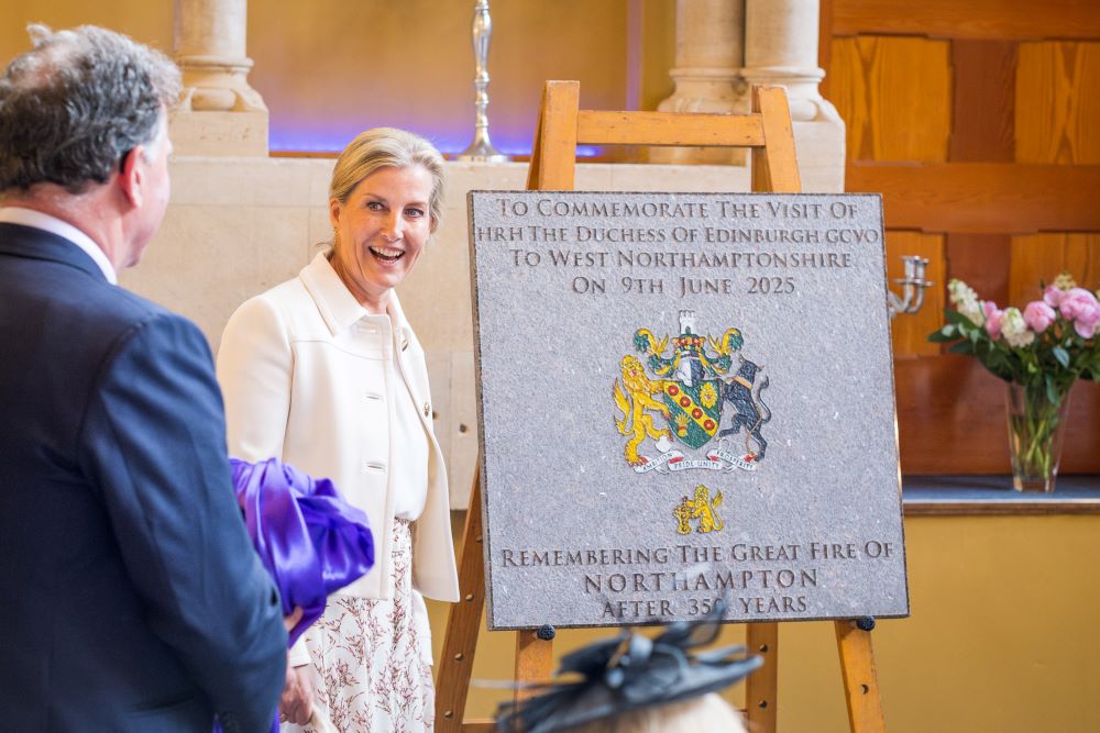 HRH-Duchess of Edinburgh at The Guildhall, Northampton