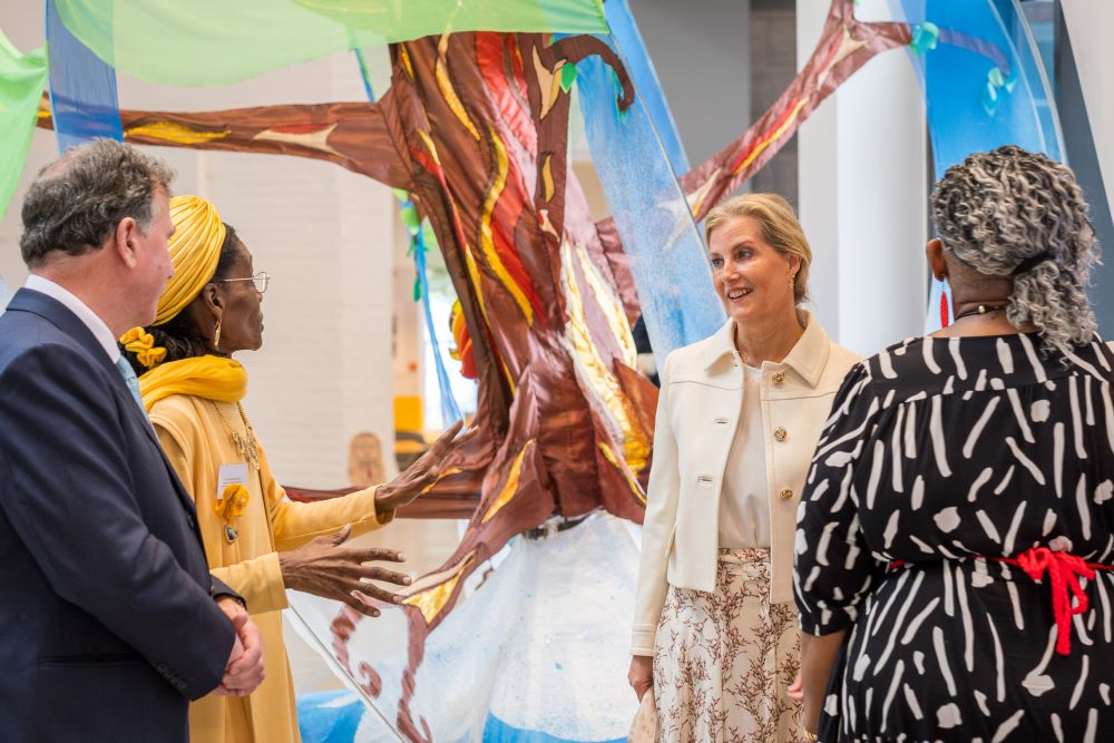 HRH Duchess of Edinburgh with the Carnival Group