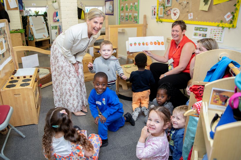 HRH The Duchess of Edinburgh visit to Growing Together Northampton Nursery on 9 June 2025