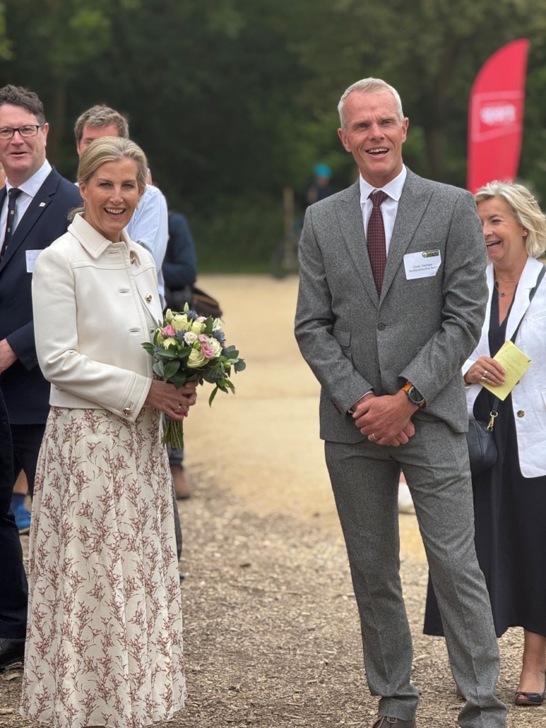 HRH Duchess of Edinburgh at Northampton Mountain Bike Park - 09 June 2025