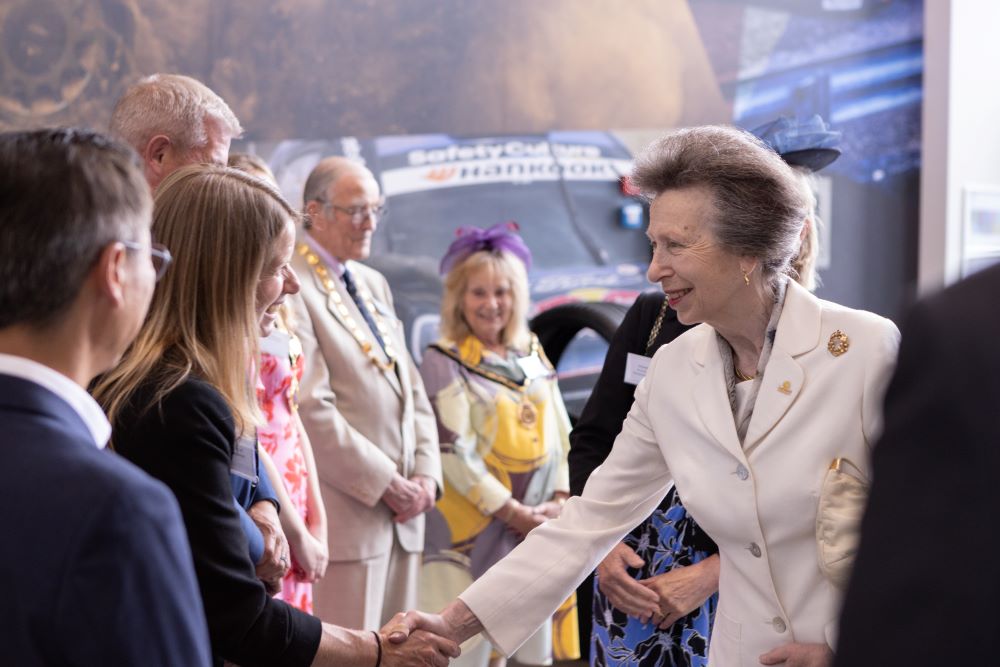 HRH The Princess Royal at visit to Hankook Tyre Ltd
