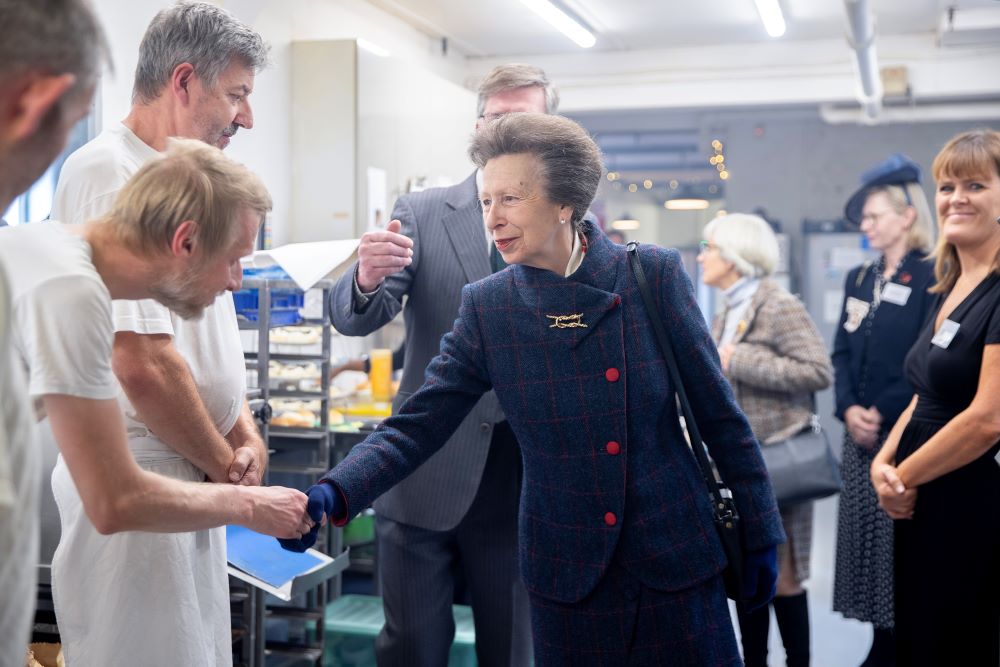 HRH Visit The Good Loaf Meeting the Bakers